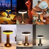 Lámpara de Mesa LED Portátil Control Táctil Retro, Lámparas de