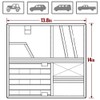 Bireegoo Car Sun Visor Storage Bag, Sun Visor Pocket, Car