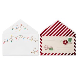 American Greetings Christmas Envelopes for Cards, Letters to Santa, Elf Notes, Letters From The North Pole (10-Count)