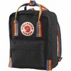 Mochila Kånken Rainbow Mini, Fjällräven, Unisex-adulto, Black-Rainbow Pattern, Unitalla