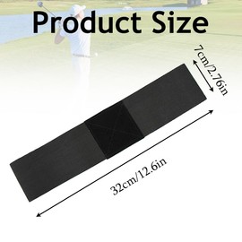 FuashceR 2 PCS Golf Swing Training Aid Arm Tape Secret Golf Trainer Arm Band Professional Lightweight Golf Swing Band for Men Women Kids Beginners Practice