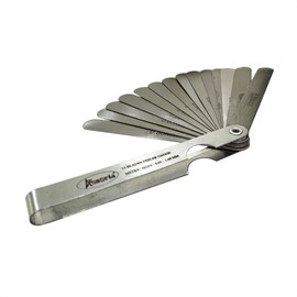 Stainless Steel Thickness Metric Feeler Gauge (15 Blades (0.05 to 1.0 MM))