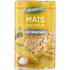 dennree Organic corn waffles with sea salt (2 x 120 g)