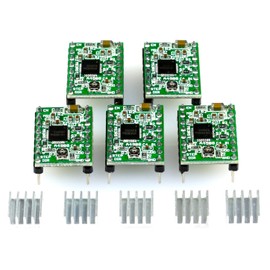 Paradisetronic.com 5X A4988 Stepper Motor Driver Module with Heatsink e.g. for RAMPS 1.4/1.6, CNC Shield, 3D Printer, Mega i3, Prusa Mendel