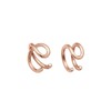 Elli Geo Basic Minimal Women's Earcuff Set in 925 Sterling