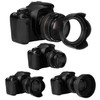 52 mm Lens Hood Set, Foldable Rubber Lens Hood with
