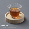 GCFTIFF 3pcs Bamboo Coaster for Drinks Cup Mats Dining Table