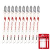 EZARC 10-Piece Jigsaw Blades T144D for Fast Wood Cutting, 6TPI