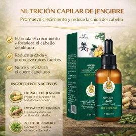 Serum Tratamiento Capilar De Jengibre Zhenxiu Nutriente                                                                                               