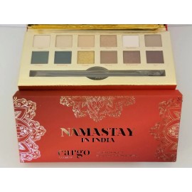 Cargo New Cargo Cosmetics Namastay in India Eyeshadow Palette 12 Colors + Shadow Brush