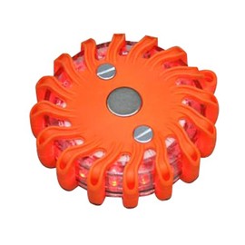 ESafety Lights RPF16LM RED RECHARGEABLE PORTABLE 16 LED POWER FLARE POWER-MARKERS MAGNETIC (RED)