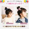 Kids Hair Rubber Set, Set of 10, Ribbon, Flower, Hairband,