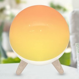 Skaaisont LED Night Light Children's Baby Care Light Dimmable 4 Colour Changing, Memory Function, Suitable for Children's Room Decoration Kawaii, Night Reading Light, Baby Care Light, Children's Night