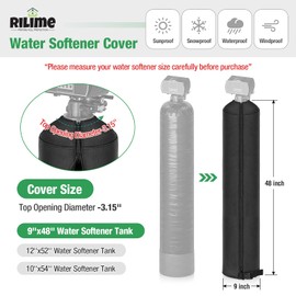 Rilime Water Softener Cover Outdoor 9" x 48"