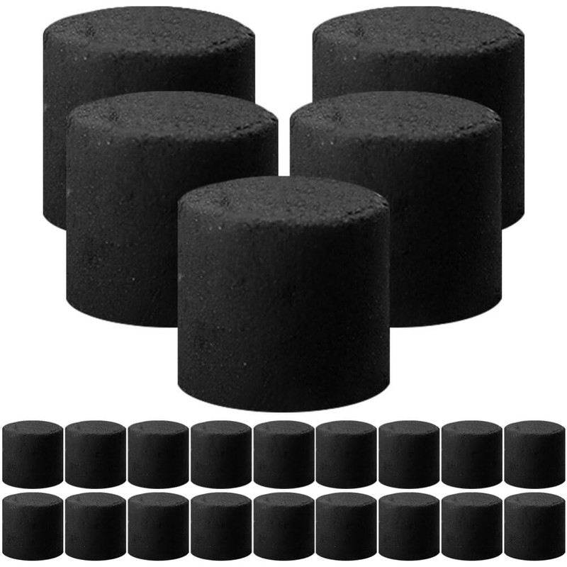 MAGICLULU Coal Disks for Incense, Pack of 25 2cm Charcoal