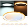 [6 Pack] CLOUDY BAY 6 Inch 5CCT LED Recessed Ceiling