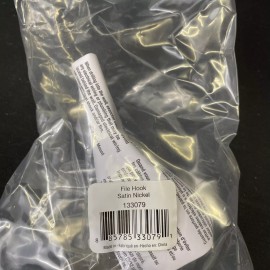 Liberty Hardware File Hook Satin Nickel 133079