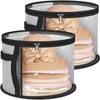 WEKIWGOT Hat Storage with Viewing Window for 7 Hats, Large
