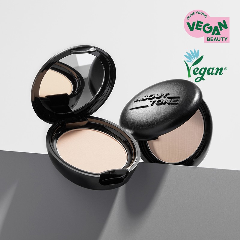 ABOUT_TONE Blur Powder Pact (Single/Set) - [SINGLE] 03 Natural