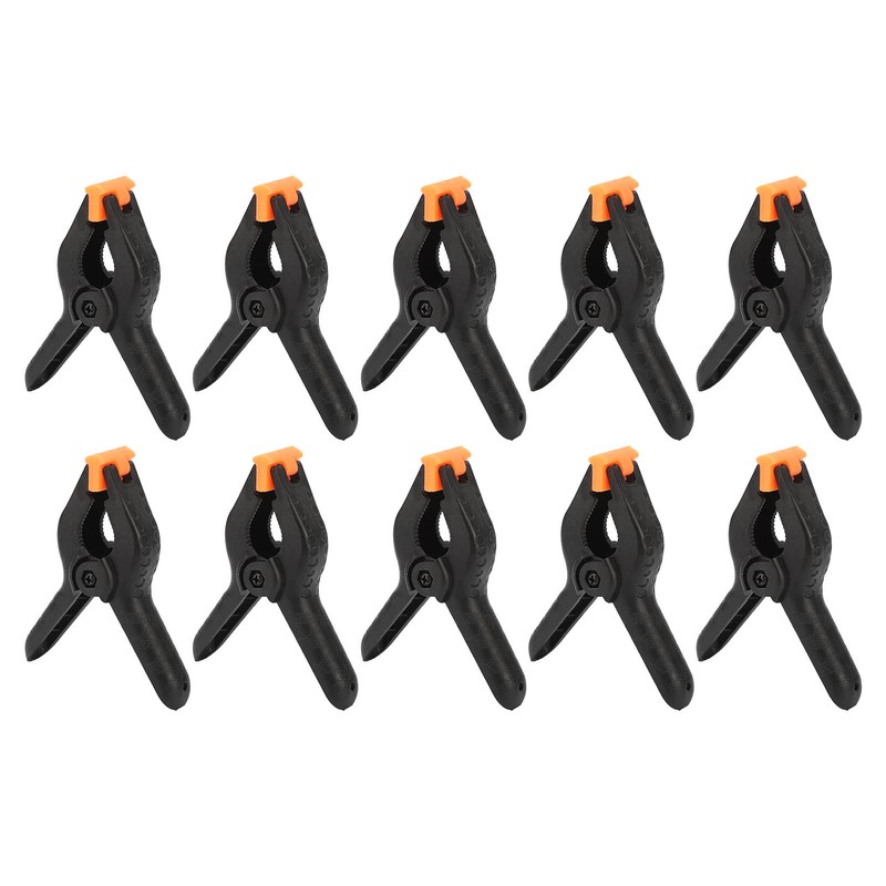 10Pcs Spring Clamp Plastic Clip Fixture Repair Fastening Tool Set