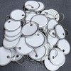 BetterJonny 50pcs Kinzoku Key Tags, Tags Keychains Name Tags ID