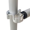 Hecis Background Stand Universal Crassbar Clamp, Drape Support Clamps 2