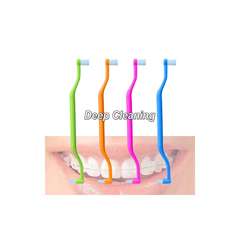 HRASY Ultra Soft Bristles Toothbrush, 4 Pcs, for Adults, Unisex,