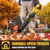 Neareen Cordless Leaf Blower, 600 CFM/125 MPH Turbo Boost Compatible