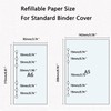 Pack of 3 A5 6 Holes Folder Cover Glitter Quicksand