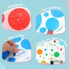 uxcell 9 Sheets Polka Dots Wall Decals, PVC Peel and