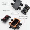 EATAKWARD IP66 Waterproof Double Toggle Switch with Red Light Rocker