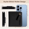 XZVXZV Small Wallet Women RFID Blocking Leather Bifold Compact Card