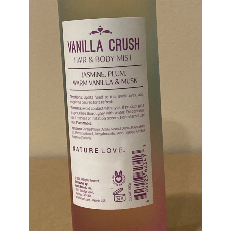 Nature Love Vanilla Crush Hair and Body Mist - 6
