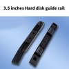 TOPFROP 1Pair Chassis Hard Drives Mounting Rails Chassis Hard Drives