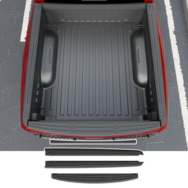 powoq 5.7FT Truck Bed Rail Caps Compatible with 2019-2026 Dodge Ram 1500 Side Rails Covers 4Pcs Tailgate Molding Cap Around Protector Replacement for 2019-2026 Dodge Ram 1500 Accessories