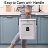 LALASTAR Small Trash Can with Lid, Kitchen Compost Bin for