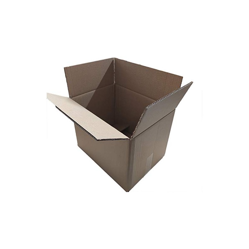 20 Double Wavy Folding Cardboard Boxes 400 x 300 x