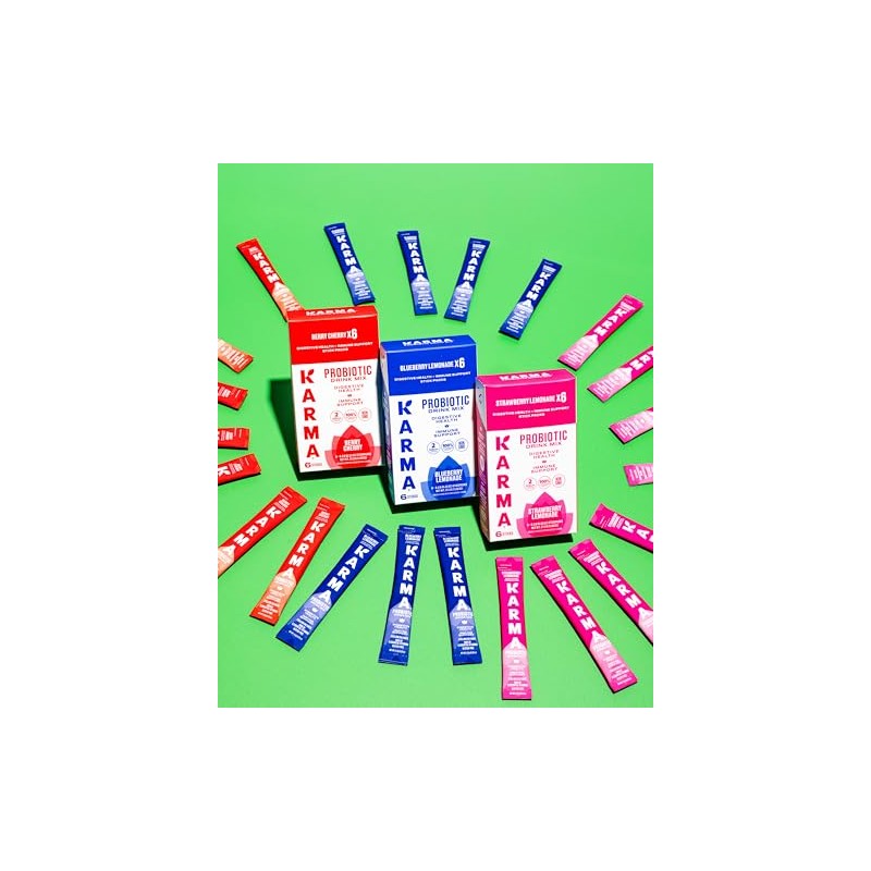 Karma Karma Probiotic Hydration Packet - 6 Pack, Strawberry Lemonade