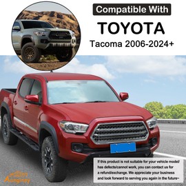 Aunginsy Front Windshield Sunshade Compatible with Toyota Tacoma 2006-2024 Pickup Windshield Sunshades Foldable Reflective Sun Visor for UV Rays and Sun Heat Protection Car Cool Interior Accessories