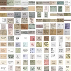 Procicia 240pcs New Quotes Stickers, Retro Typewriter Style Quotes Stickers,Vintage Journaling Stickers, Inspirational Quote Stickers for Journaling Scrapbooking