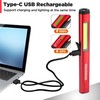 WORKPRO Rechargeable Pen Light, 450 Lumen LED Flashlight with 365