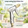 Heavy-Duty Metal Garden Hose Nozzle for Watering & Cleaning –