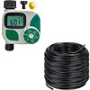 Hourleey Programmable Hose Timer + 200 FT Distribution Tubing
