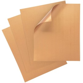 Copper Grill Mat, Set of 4 BBQ Grill Mat Non Stick Barbecue Baking Mat, Reusable Cooking Mats for Electric Grill Gas Charcoal BBQ Easy to Clean