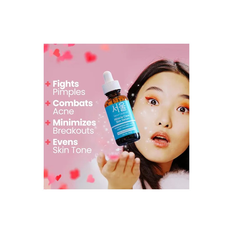 Seoulceuticals Suero Coreano Para El Acné, Tratamiento Para