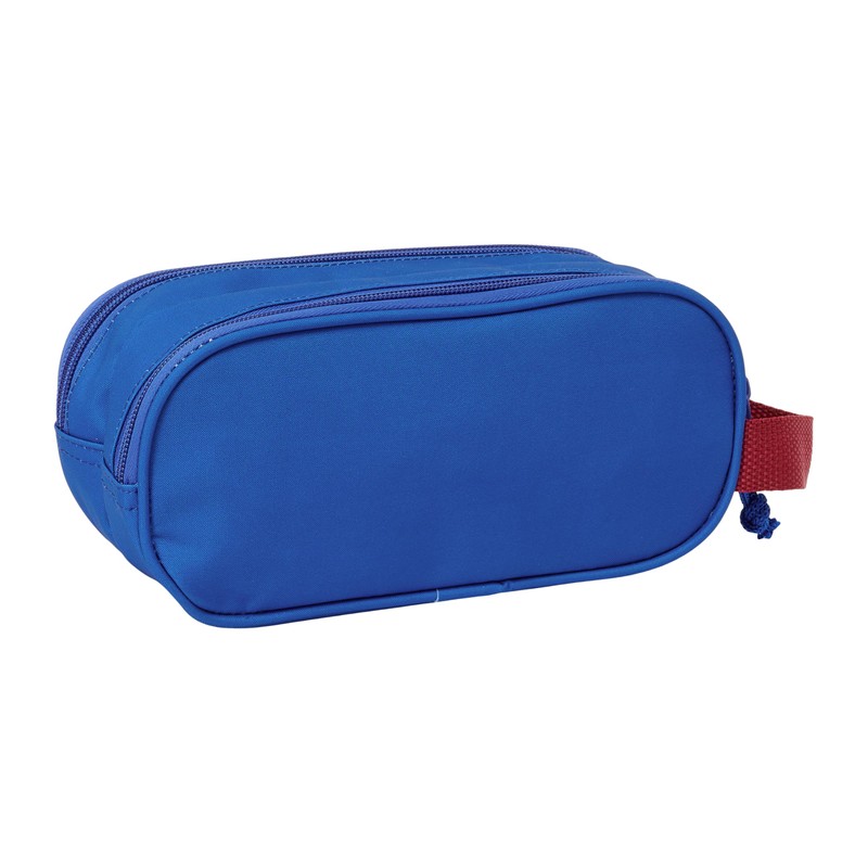 Safta F.C. Barcelona 3D Double Pencil Case for Children, Ideal