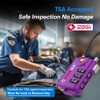 TSA Approved Cable Luggage Locks, Re-settable Combination with Alloy Body