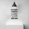 Phrase Vinyl “Prohibido Rendirse...” [Spanish Language]Decorative Motivational Sticker Phrases for