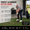 Golf Swing Alignment Trainer for Practice – Adjustable Fiberglass Rod