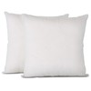 14x14 Outdoor Water Resistant Poly Square Pillow Insert, Breathable Shell,